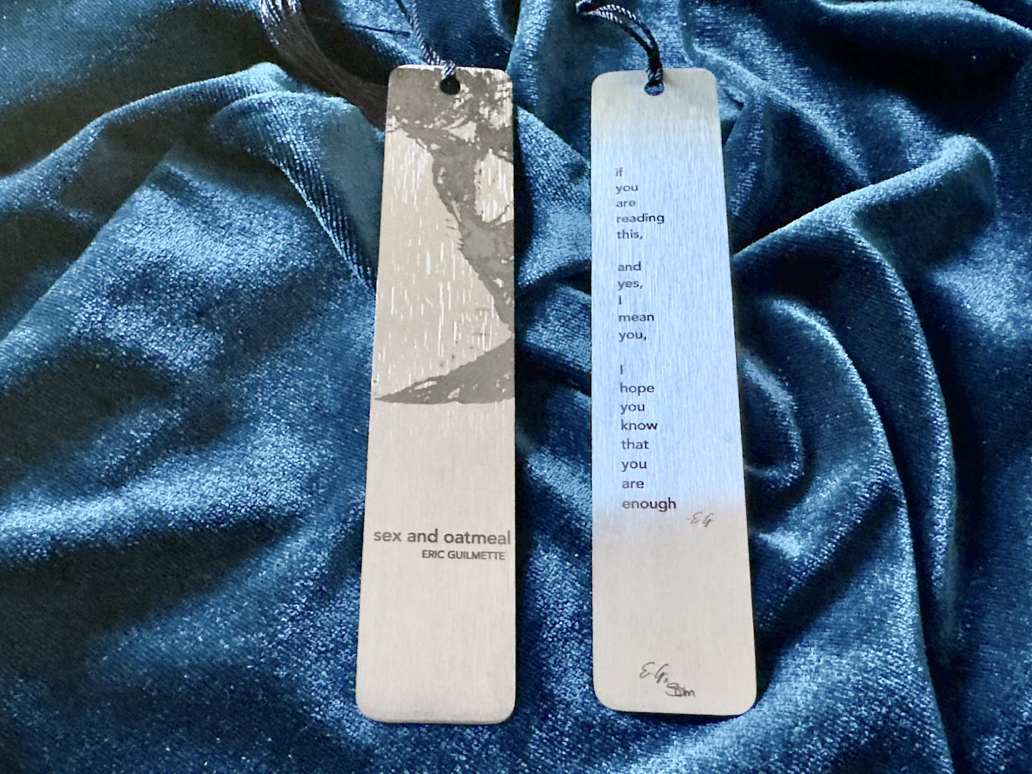 Silver Metallic Bookmark