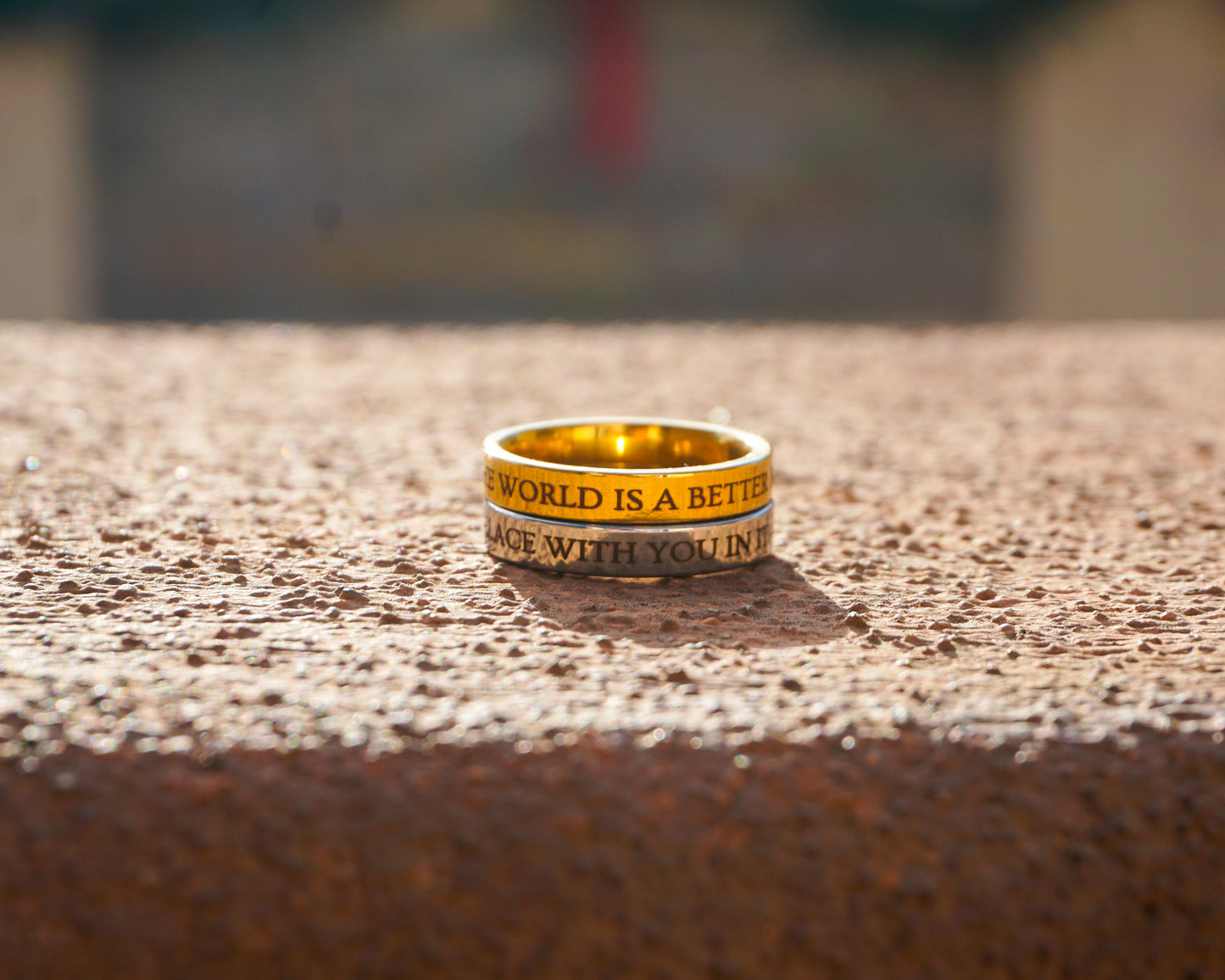 "the world is a better place" Ring NEW