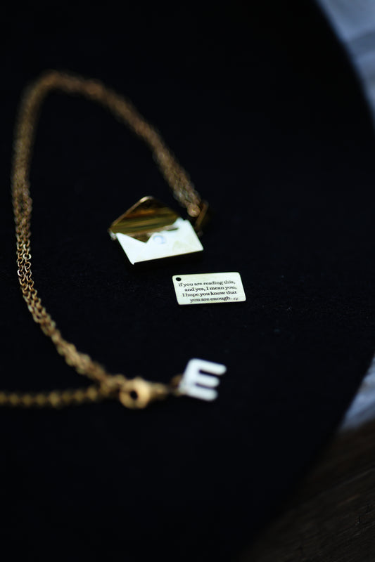 "you are enough" Pendant Necklace NEW