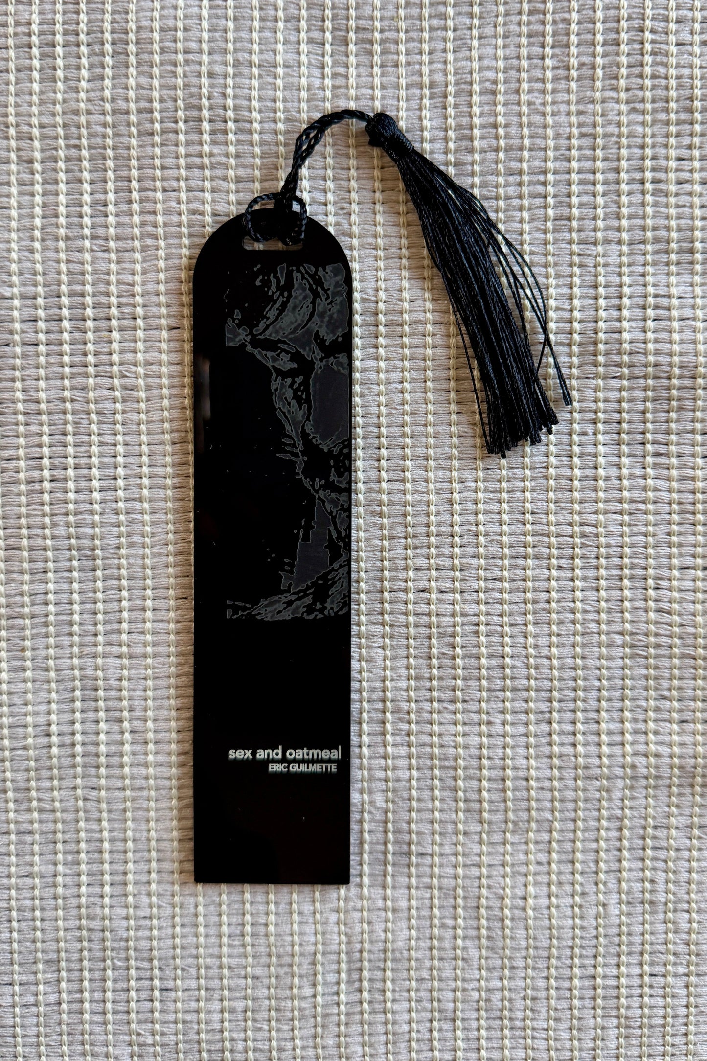 Black Metallic Bookmark