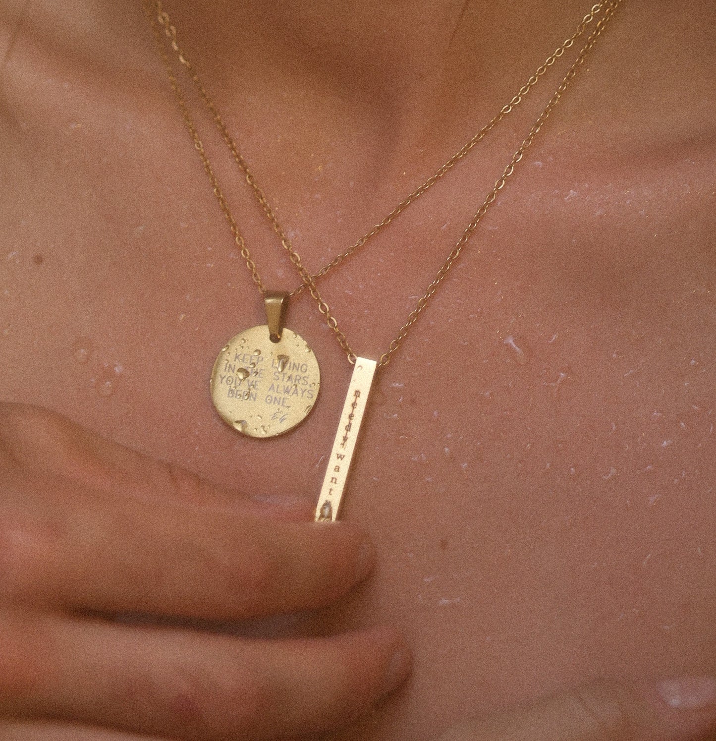 "Needy / Wanty " Pendant Necklace