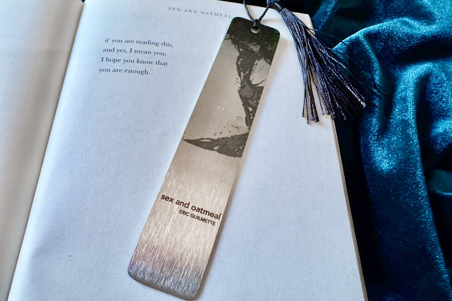 Silver Metallic Bookmark